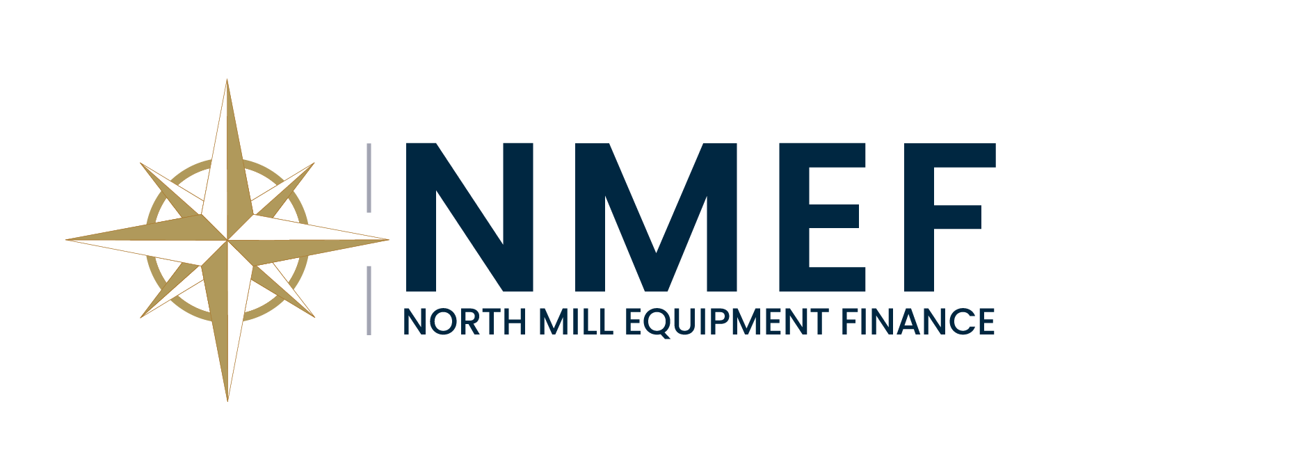 North Mill Equipment Finance (NMEF) official logo with subtext 'PMS'.